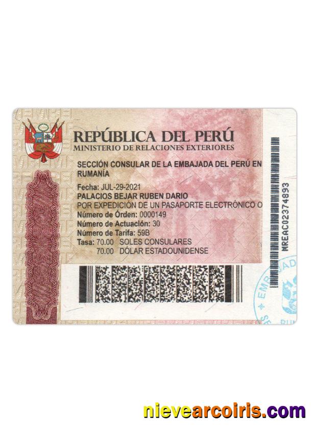 Peru travel visa
